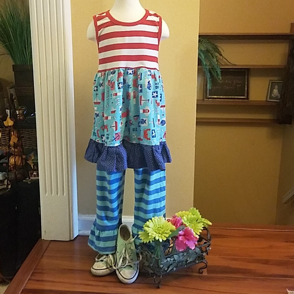 The cutest nautical swing top Boutique set